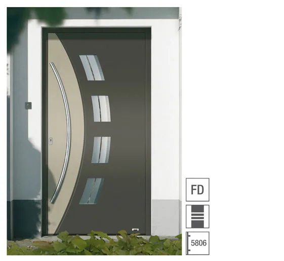 Aluminium-Haustür
