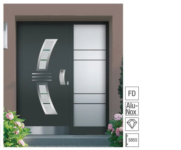 Aluminium-Haustür