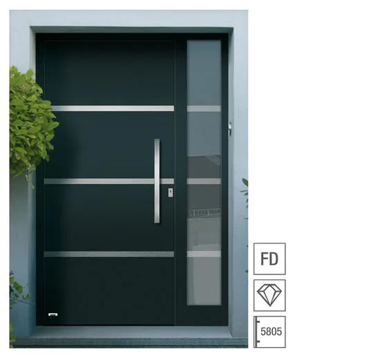 Aluminium-Haustür